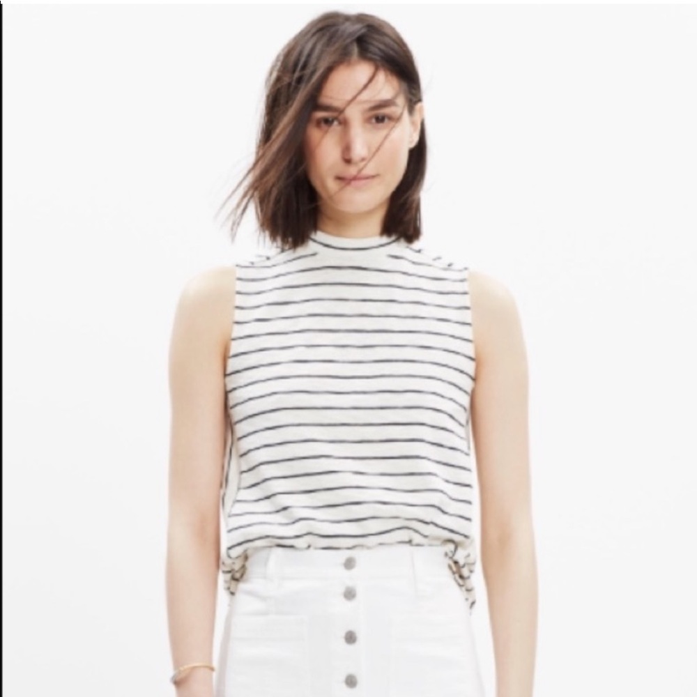 Striped Madewell Mixtape Tank Top